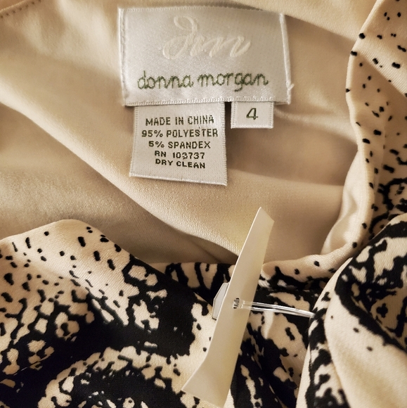 Donna Morgan One Sleeve Cocktail Dress - Picture 9 of 9